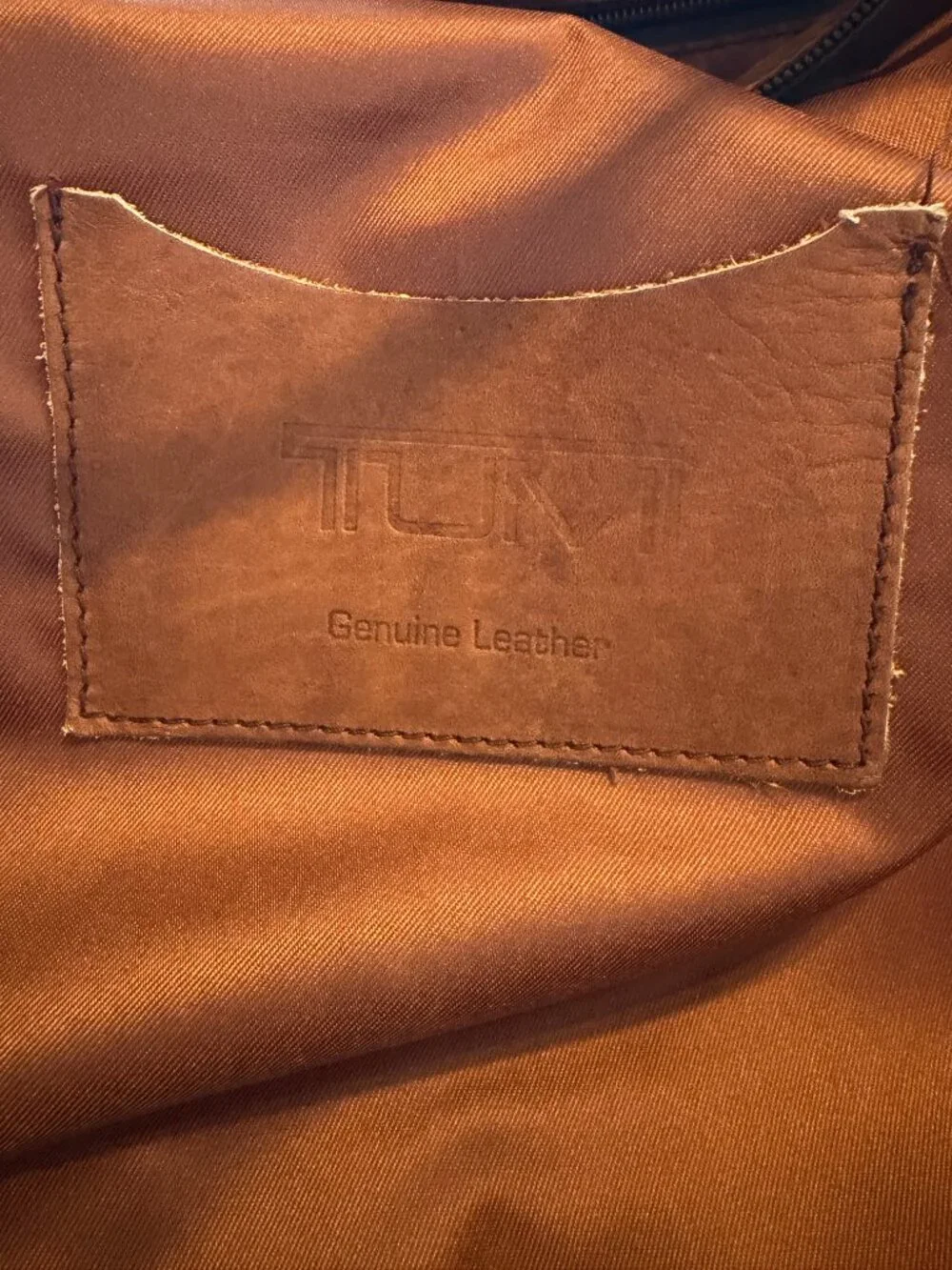 RARE Vintage Tumi Leather Duffle Bag